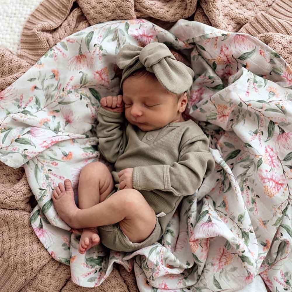 Snuggle Hunny Ribbed Organic Topknot Dewkirst
