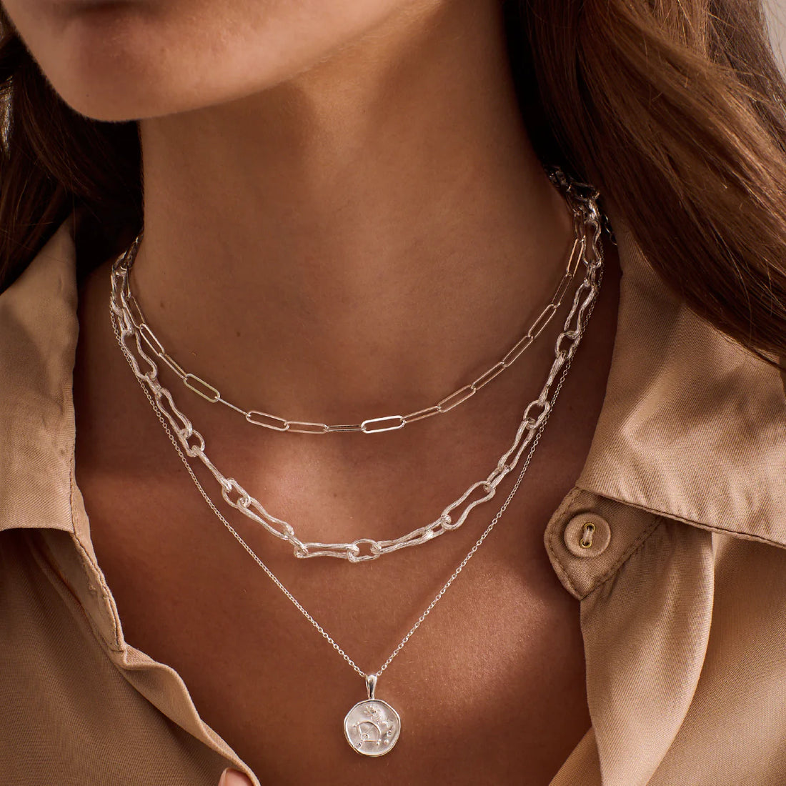 Murkani Anchor Choker Sterling Silver