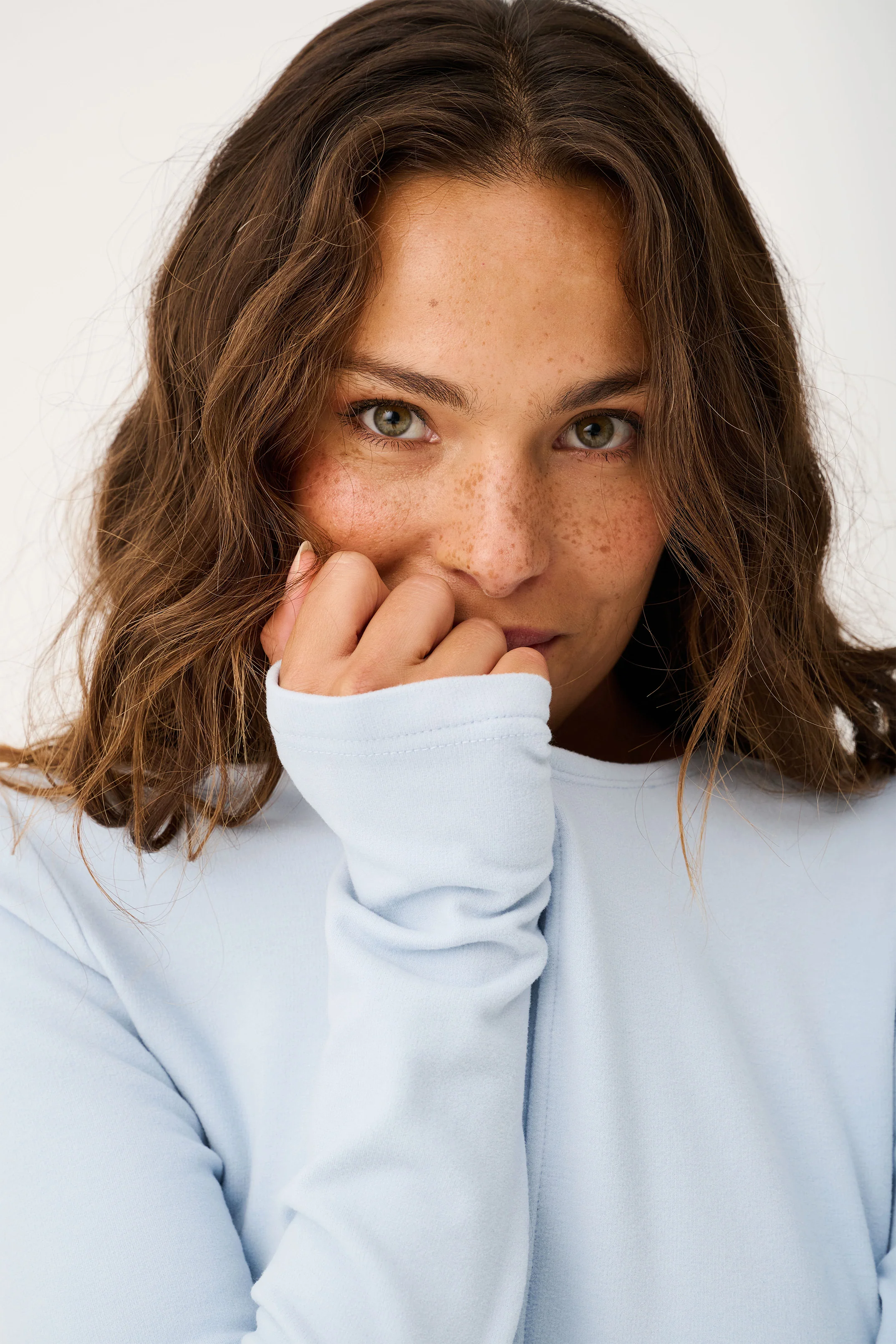 Cartel & Willow Aspyn Top Ice Blue