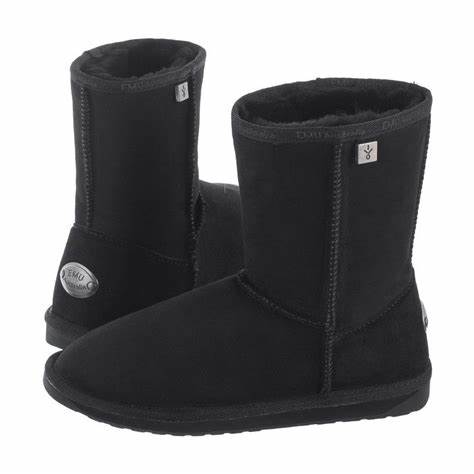 Emu Australia Platinum Stinger Lo Black - Casual Step