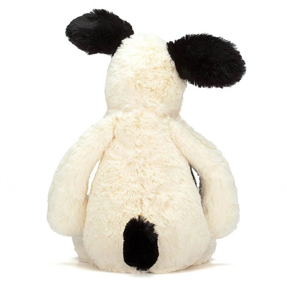 Jellycat Bashful Black & Cream Puppy Small