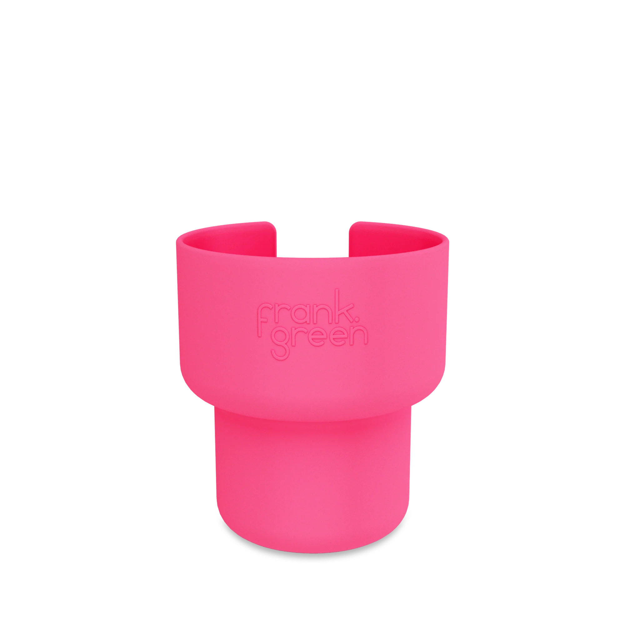 Frank Green Car Cup Holder Expander Neon Pink