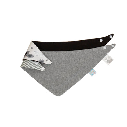 All4Ella Bandana Bibs 2pk Koala Grey