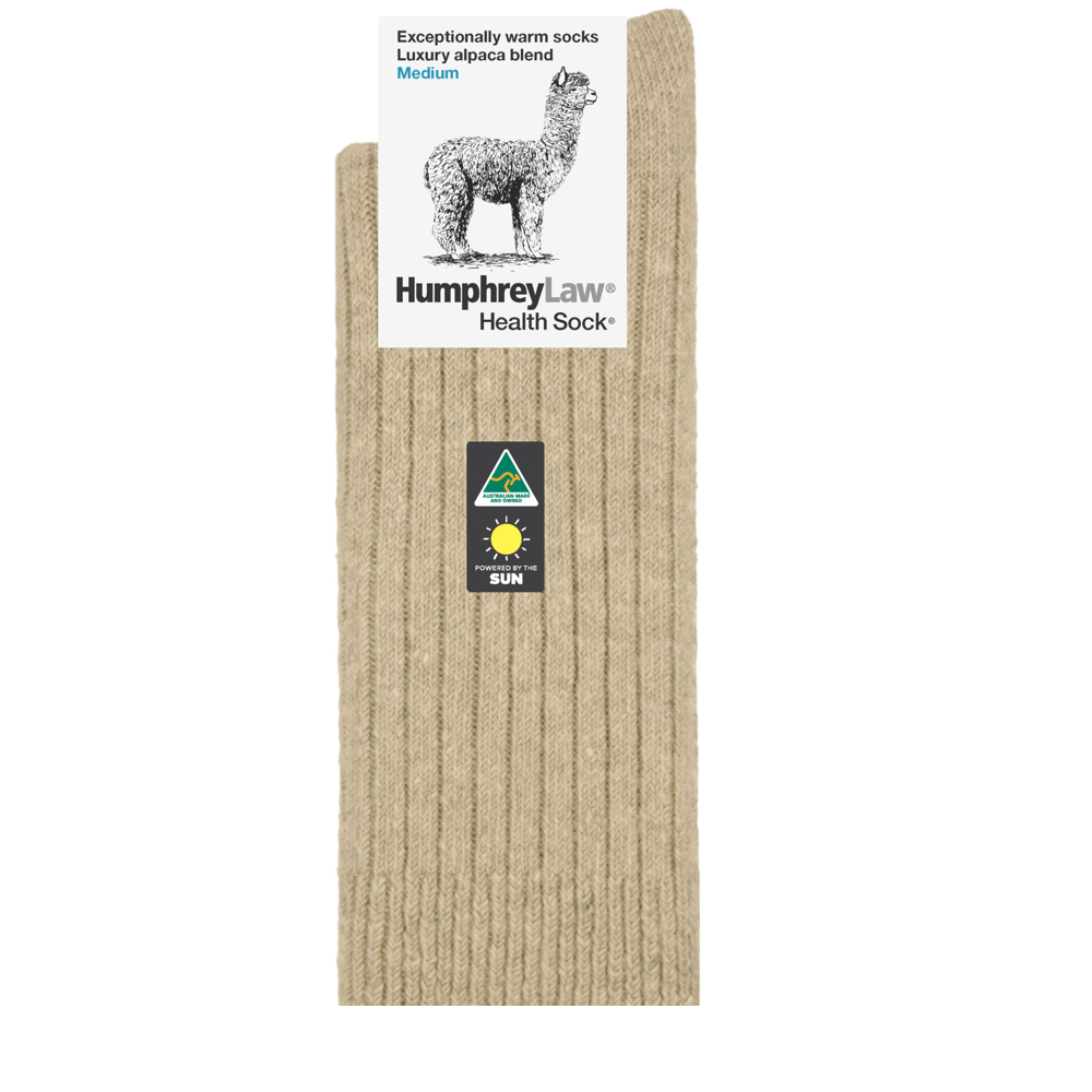 Humphrey Law Exceptionally Warm Alpaca Health Sock Antelope
