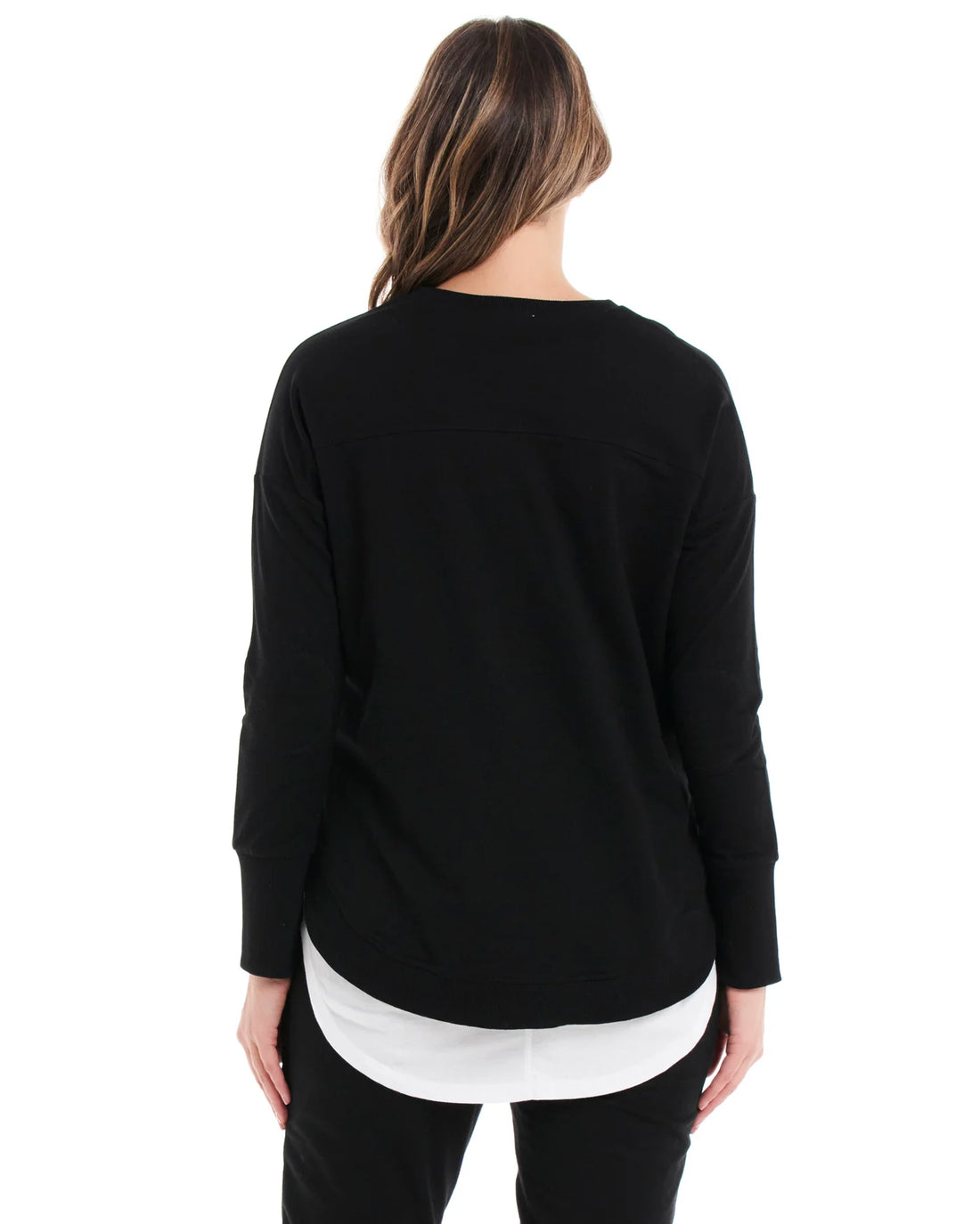 Betty Basics Lucy French Terry Sweat Black