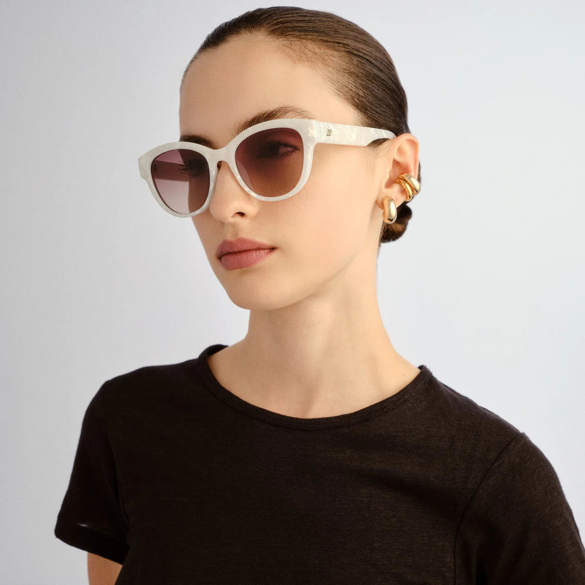 Le Specs Majestic White Marble