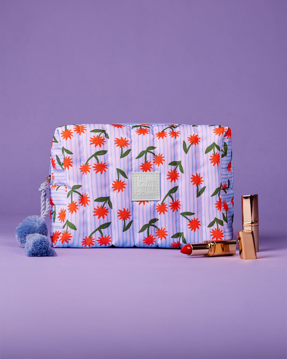 The Somewhere Co Sunburst Cosmetic Case