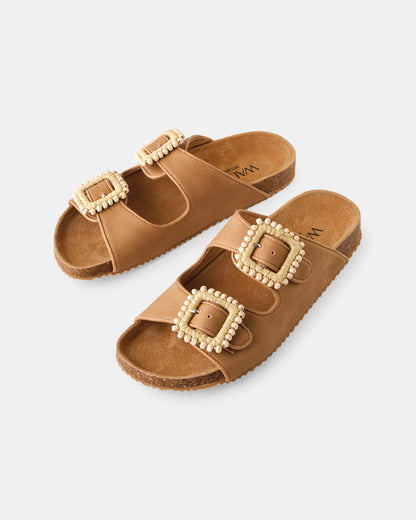 Walnut Bailey Slide Light Tan