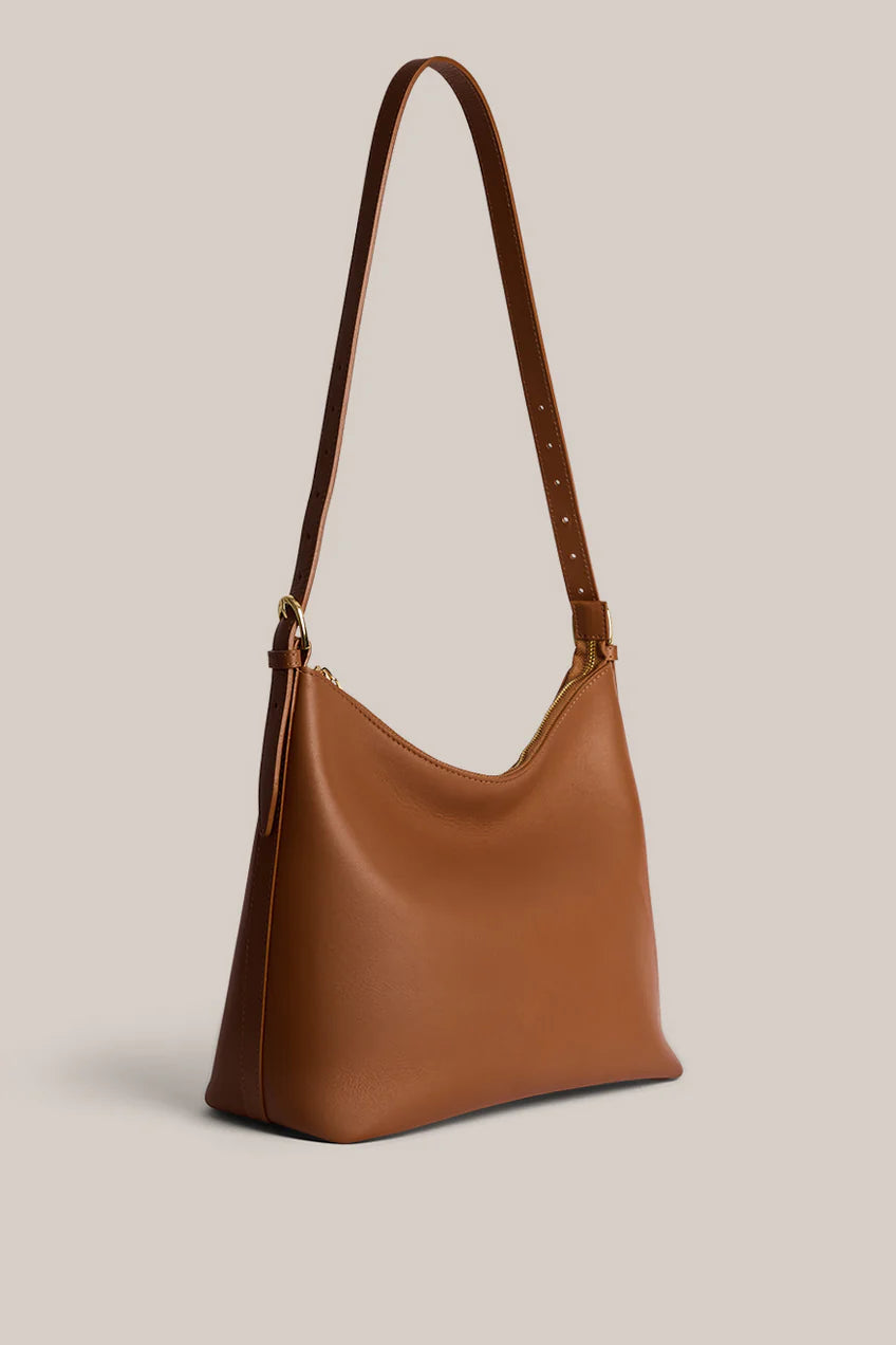 Vestirsi Harper Tan Leather Hobo