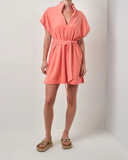 Havana Dress Melon Orange