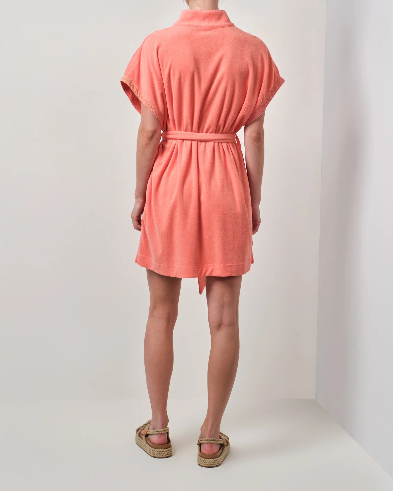 Havana Dress Melon Orange