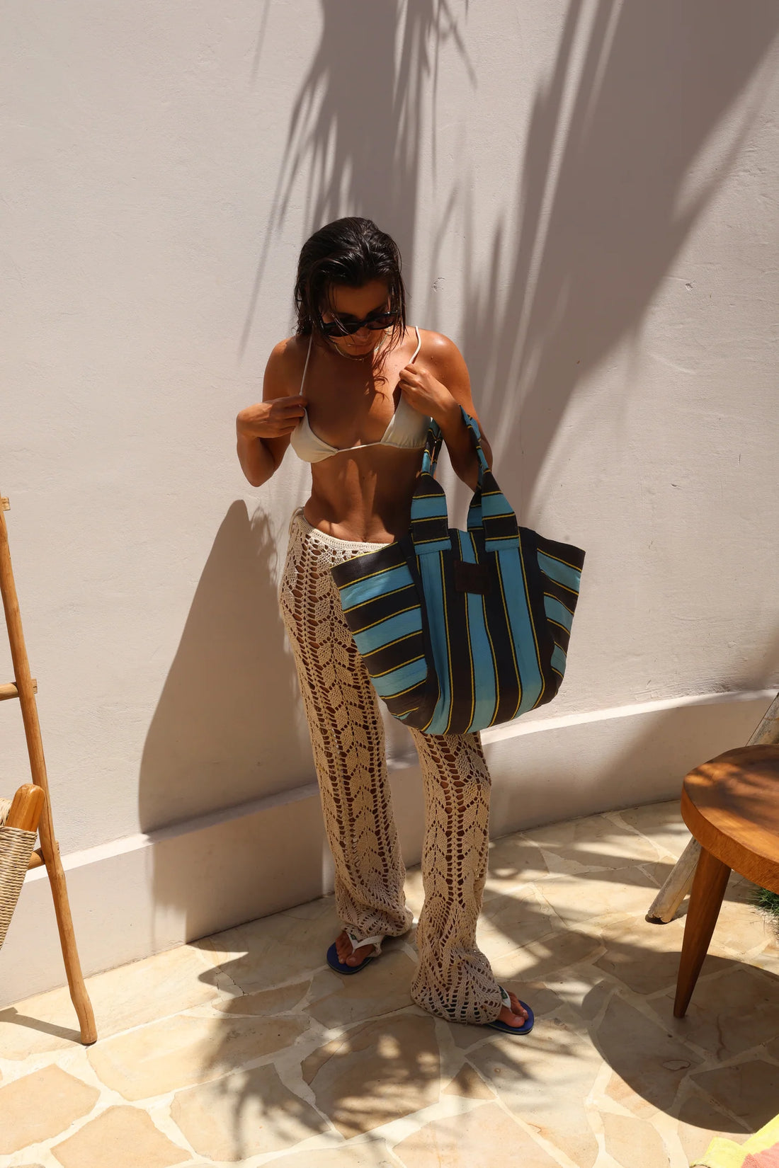 Saint Rue 22 Open Shoulder Blue
