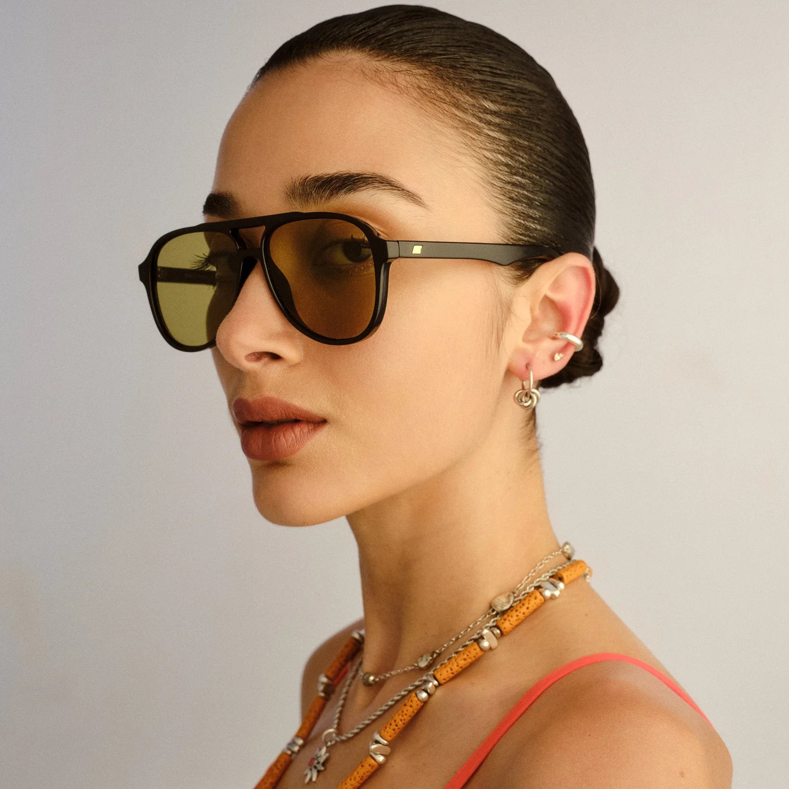 Le Specs Tragic Magic Black Olive Tint