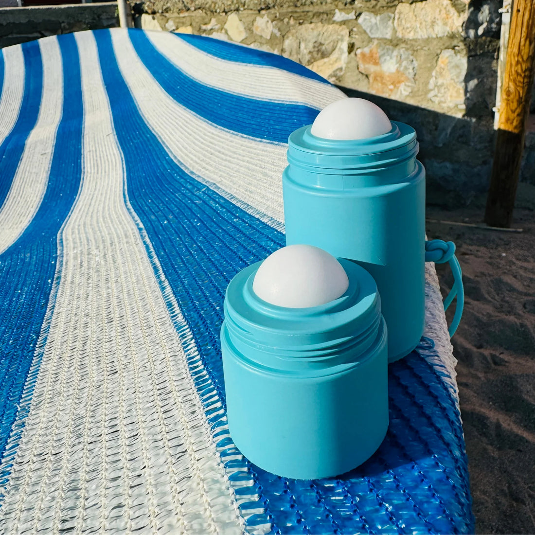 Solmates Refillable Roll-On Applicator 100ml Sky Blue