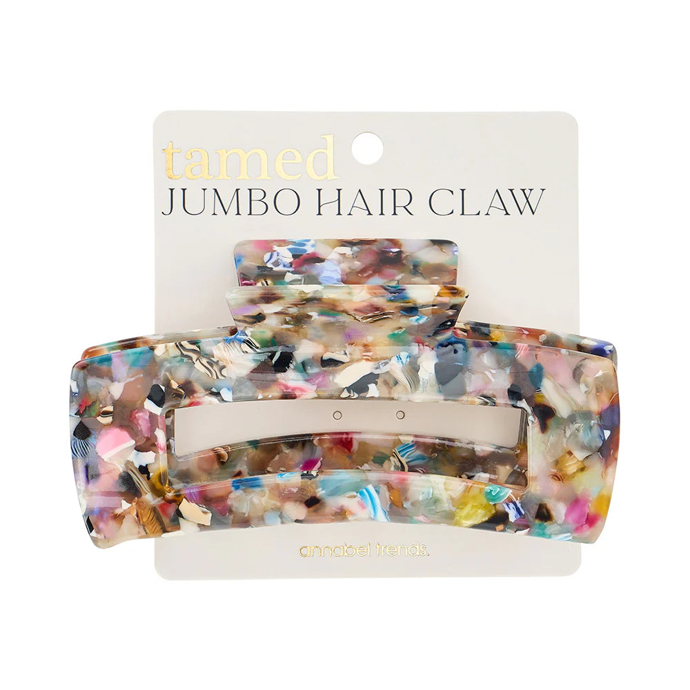 Tamed Jumbo Hair Claw Gemstone