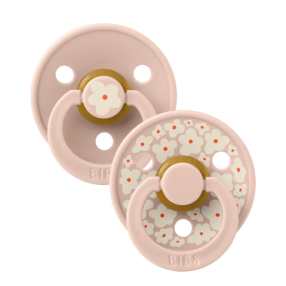 BIBS Studio Round Pacifier Jasmine Blush Mix