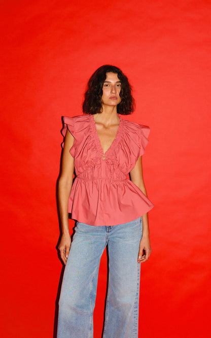 Kinney The Label Bobbie Top Rose