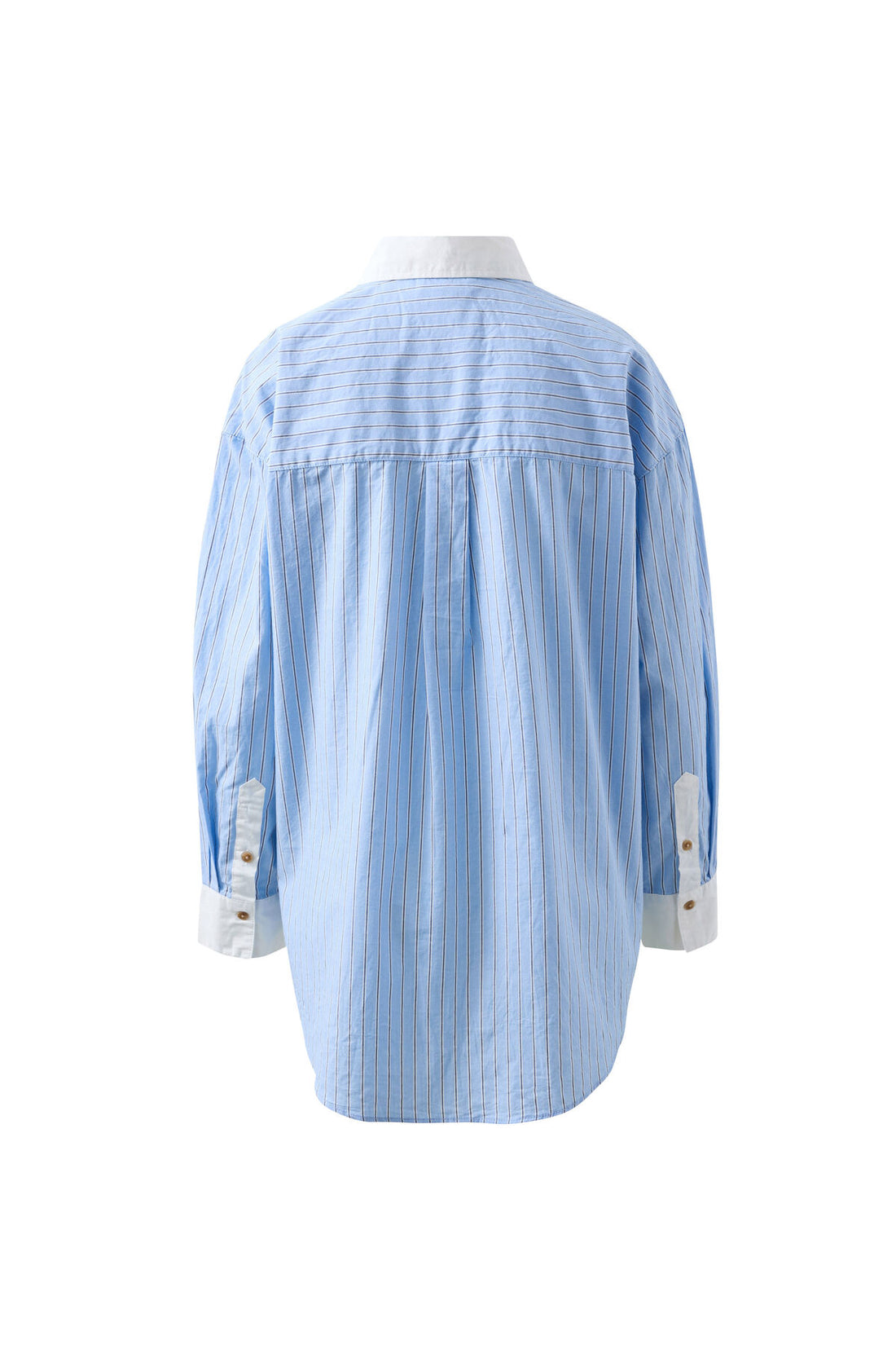 Ceres Peta Oversized Shirt Powder Blue