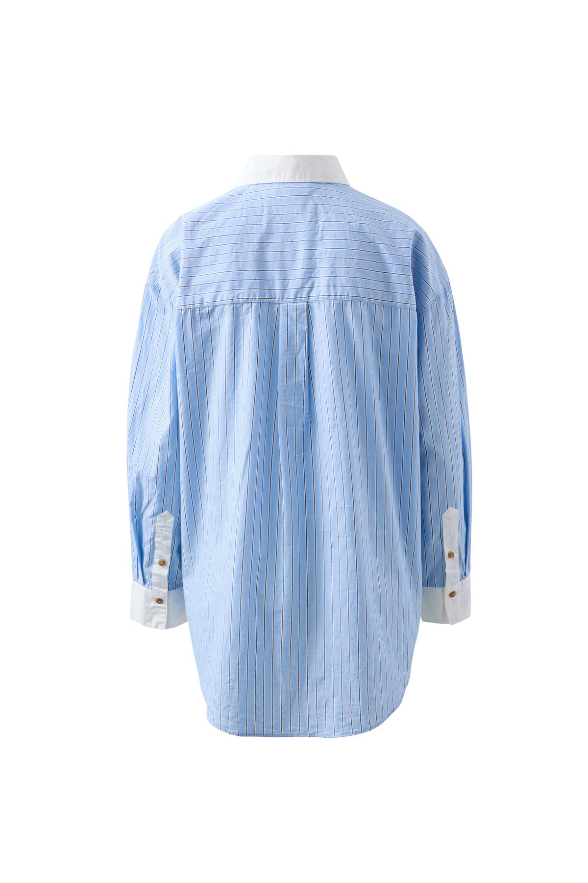 Ceres Peta Oversized Shirt Powder Blue