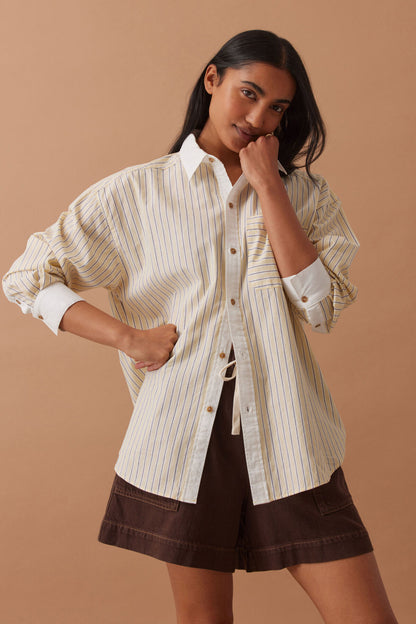 Ceres Peta Oversized Shirt Sunny Yellow