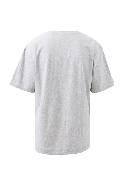 Ceres Stevie Slouchy Tee Cloud Marle/CL Crest Print