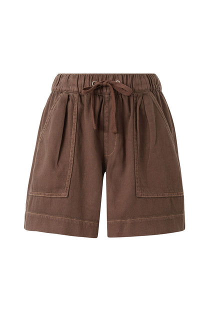 Ceres Relaxed Everyday Short Mocha Twill