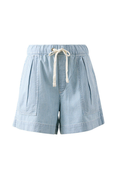 Ceres Darcy Relaxed Everyday Short Indigo/White Stripe