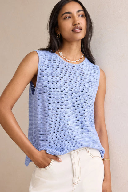 Ceres Life Margot Mesh Knit Tank