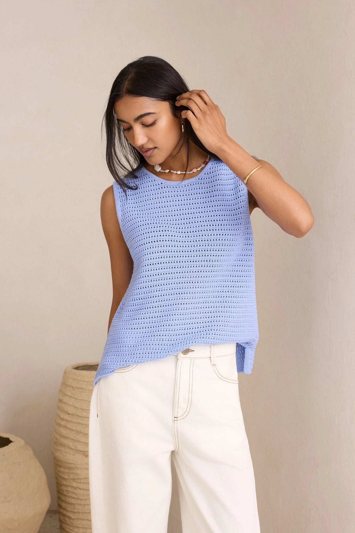 Ceres Life Margot Mesh Knit Tank