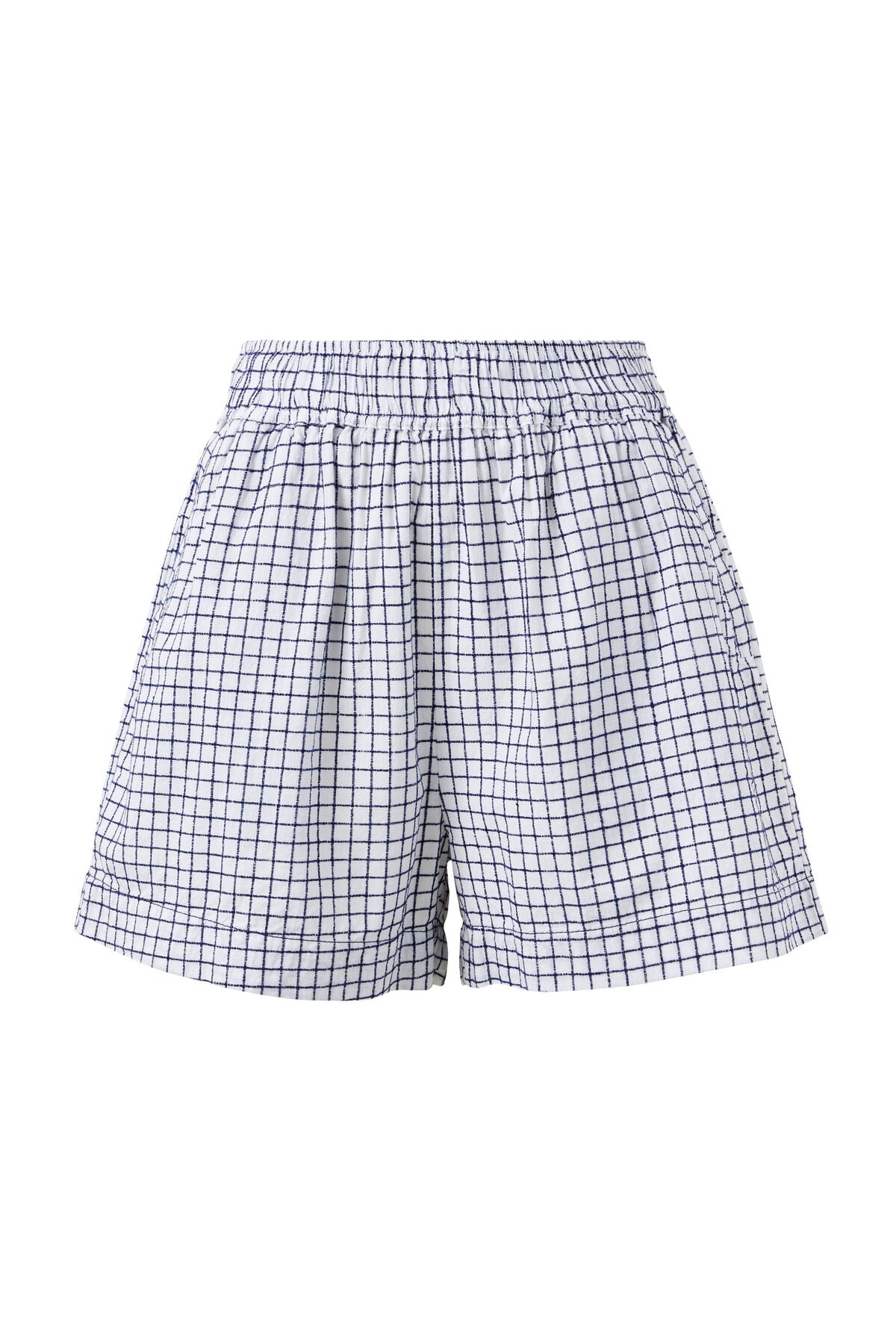 Ceres Mila Short White/Navy Check