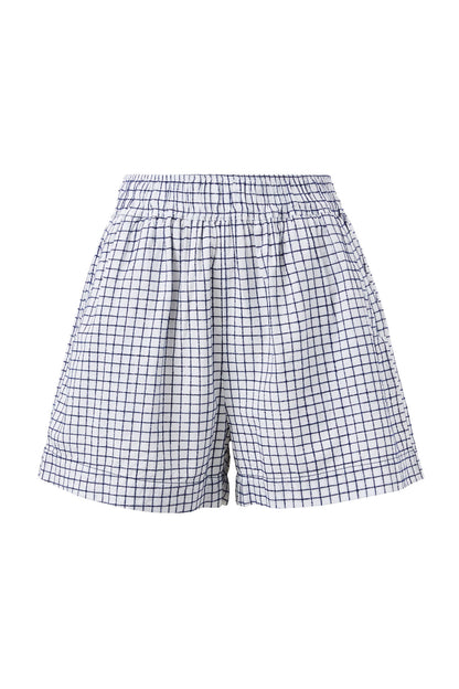 Ceres Mila Short White/Navy Check