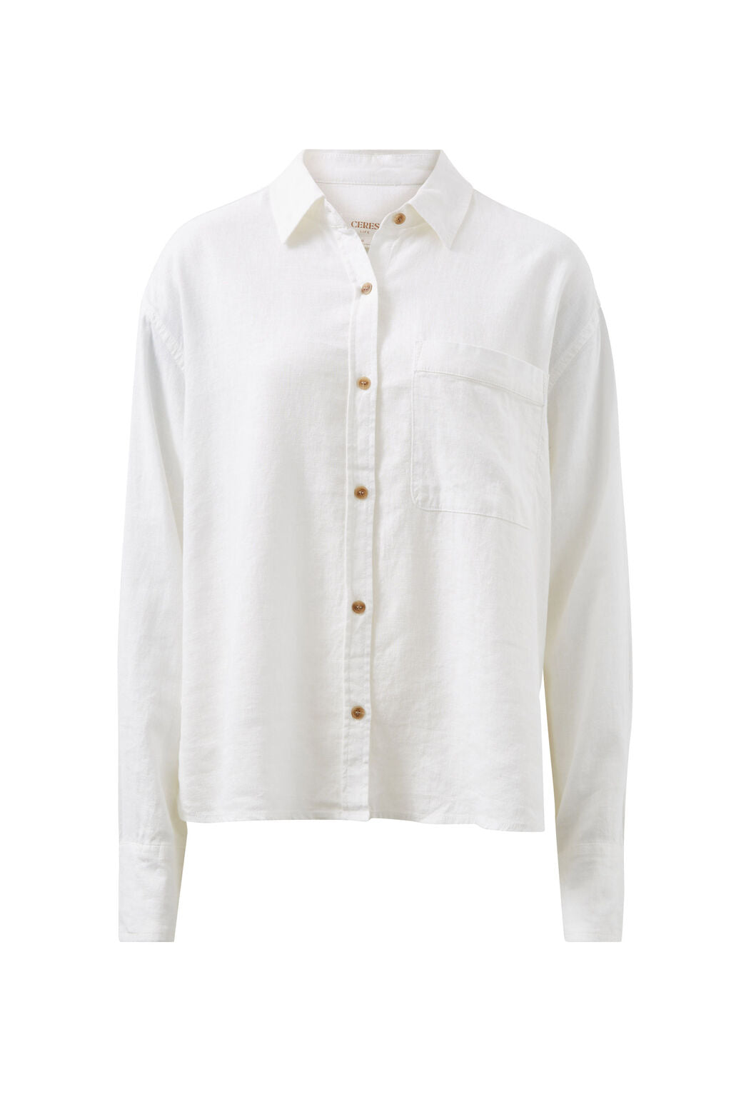 Relaxed Pocket Shirt White