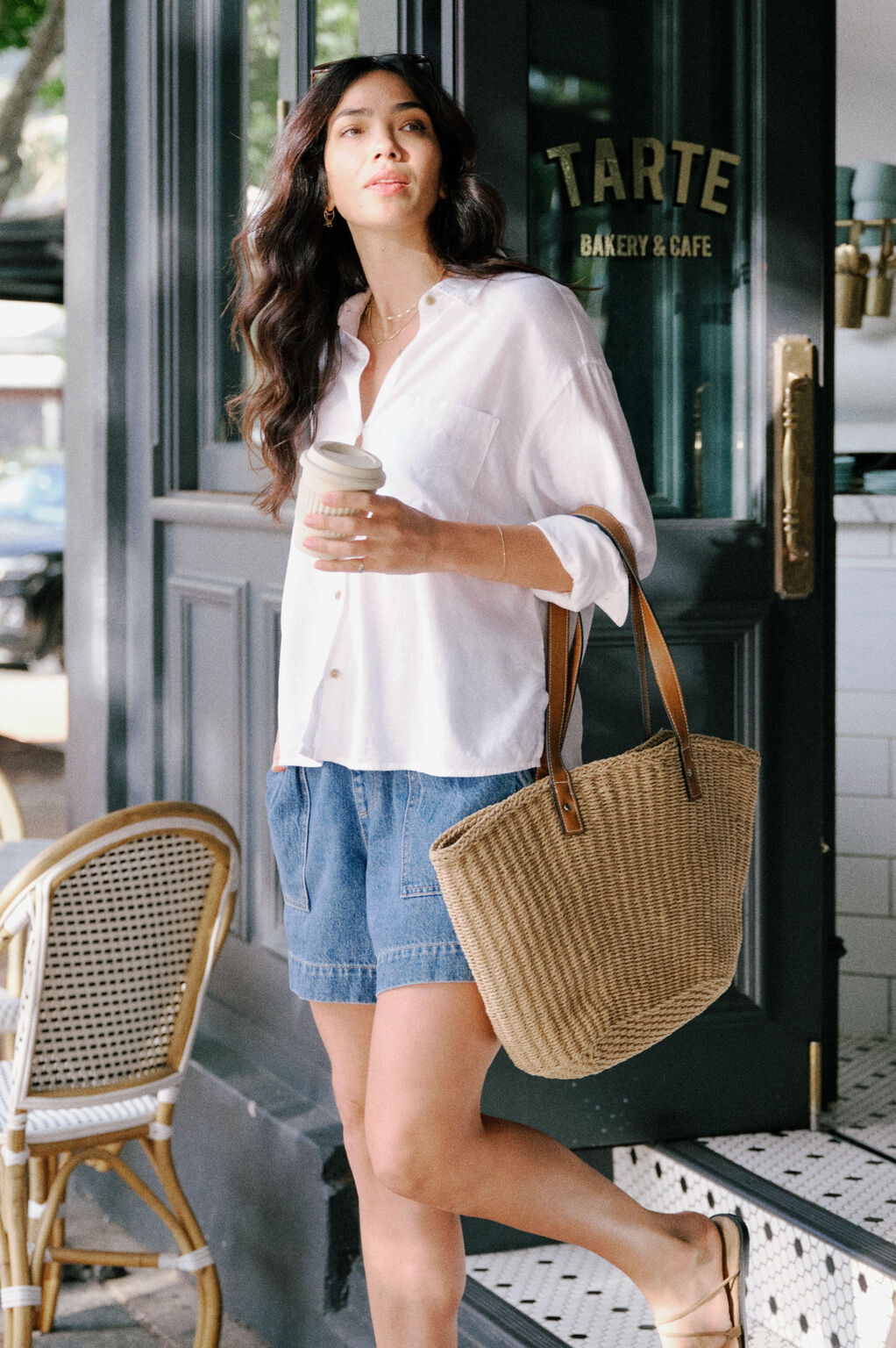 Relaxed Pocket Shirt White