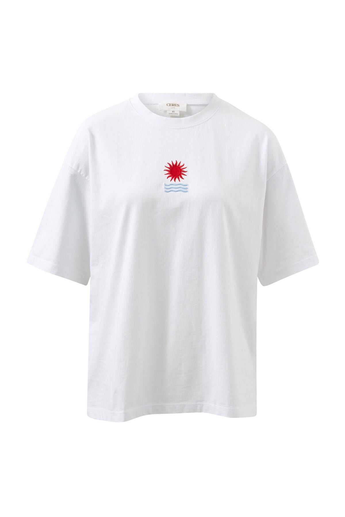 Ceres Tully Boyfriend Tee Horizon Embroidery