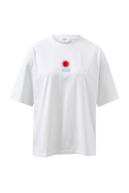 Ceres Tully Boyfriend Tee Horizon Embroidery