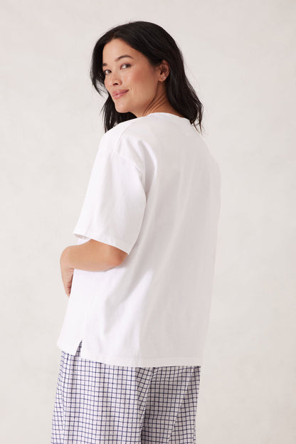 Ceres Tully Boyfriend Tee Horizon Embroidery