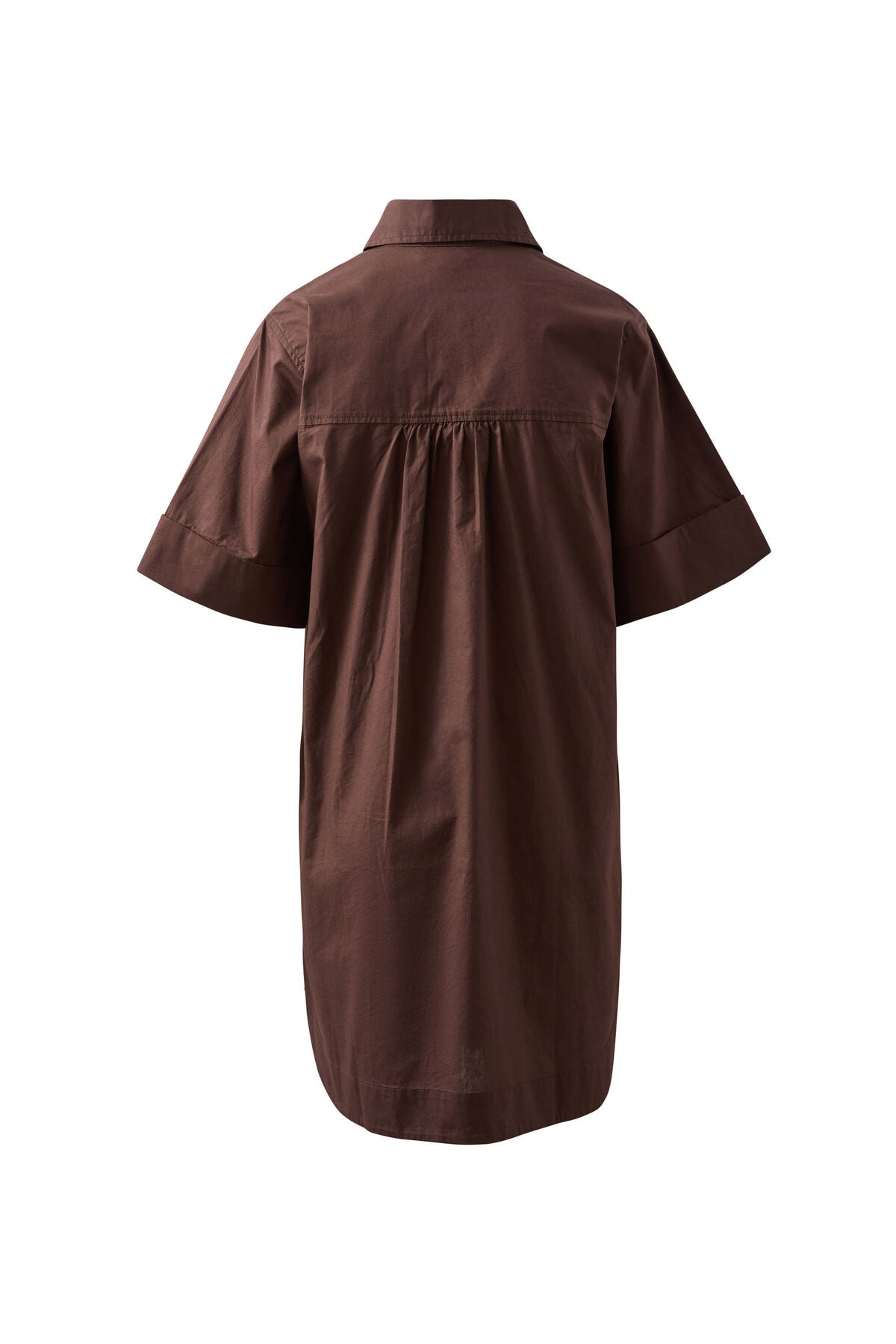 Ceres Sara Mini Shirt Dress Chocolate