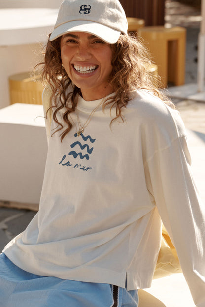 Ceres Life Beau Long Sleeve Slouchy Tee