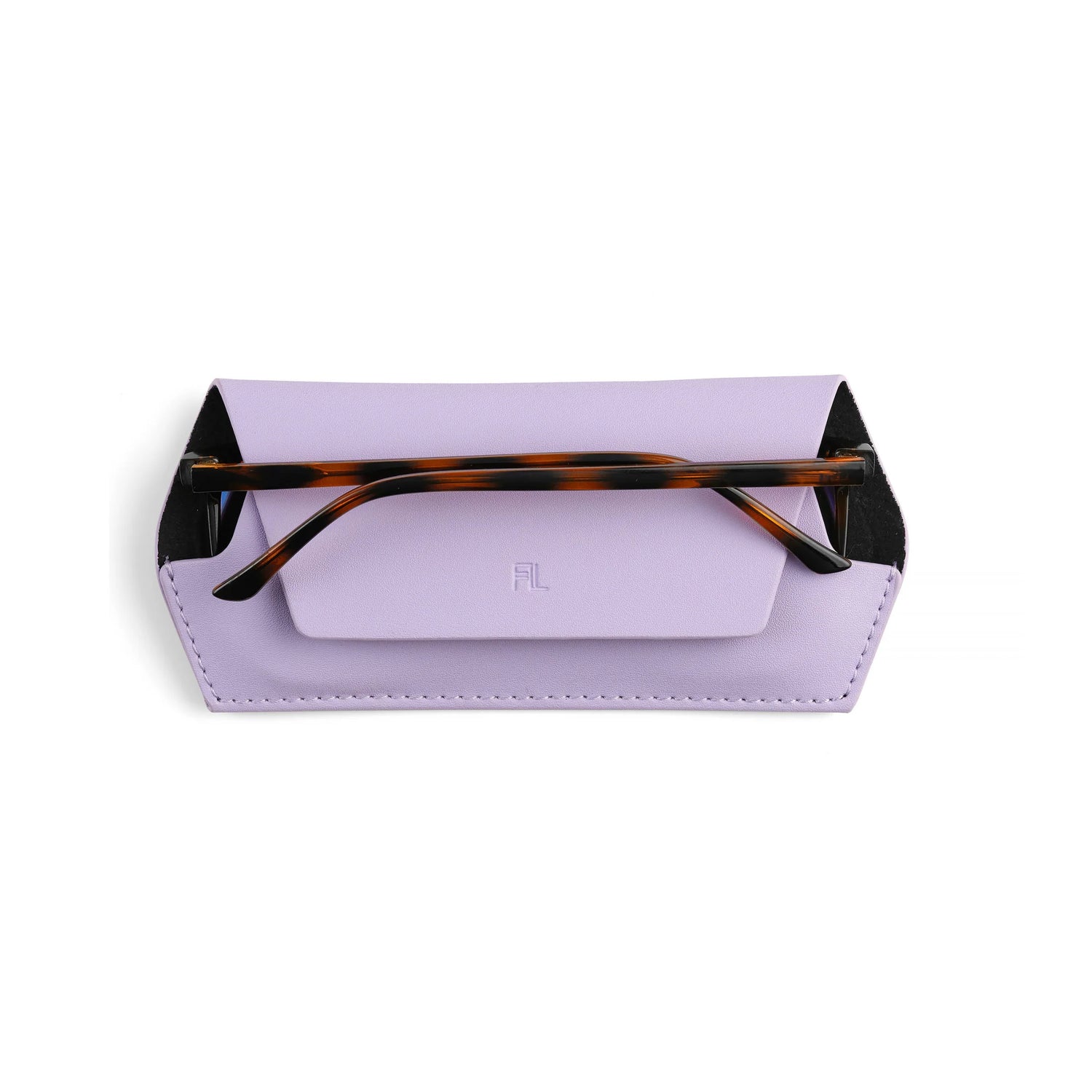 Fox And Leo Glasses Case Lilac