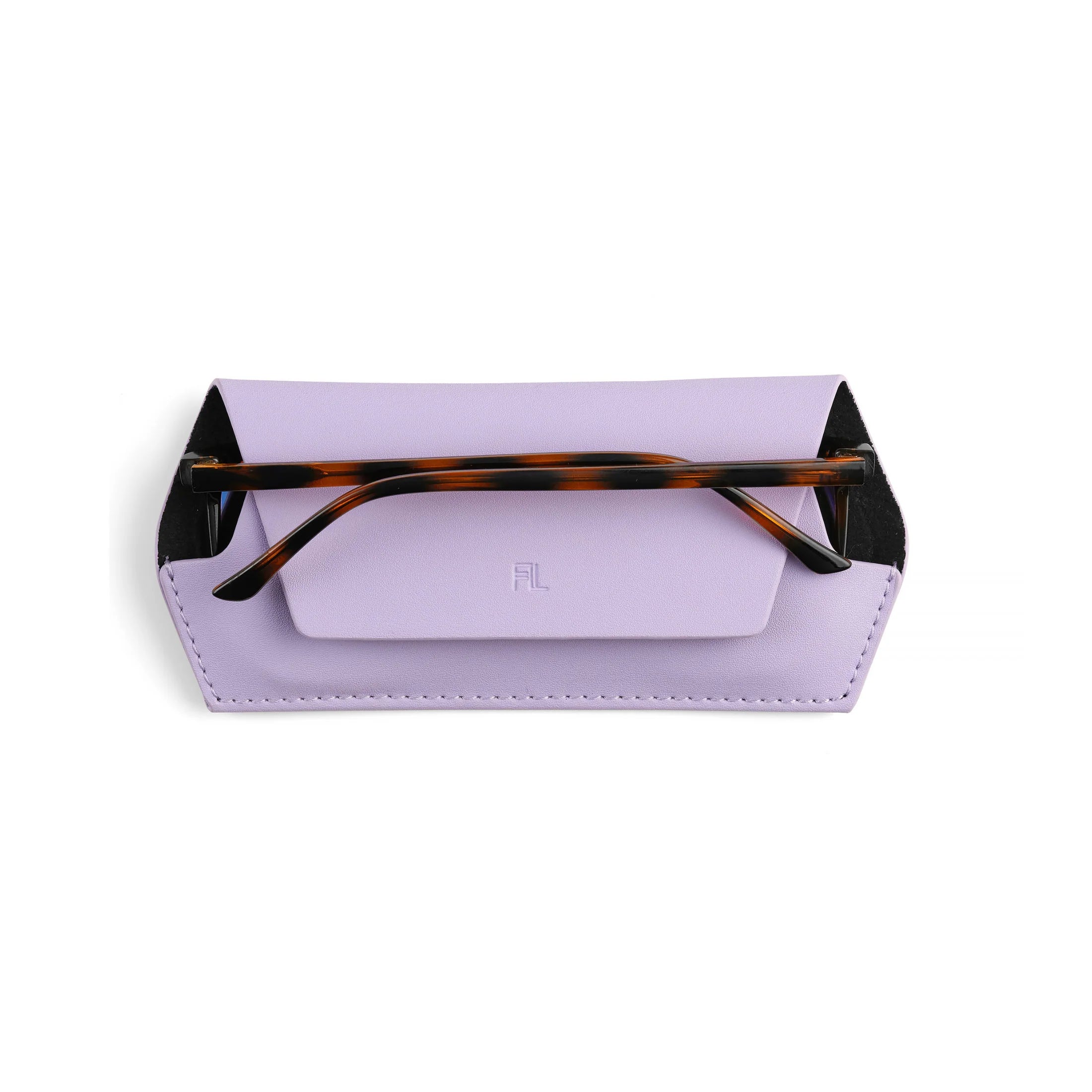 Fox And Leo Glasses Case Lilac