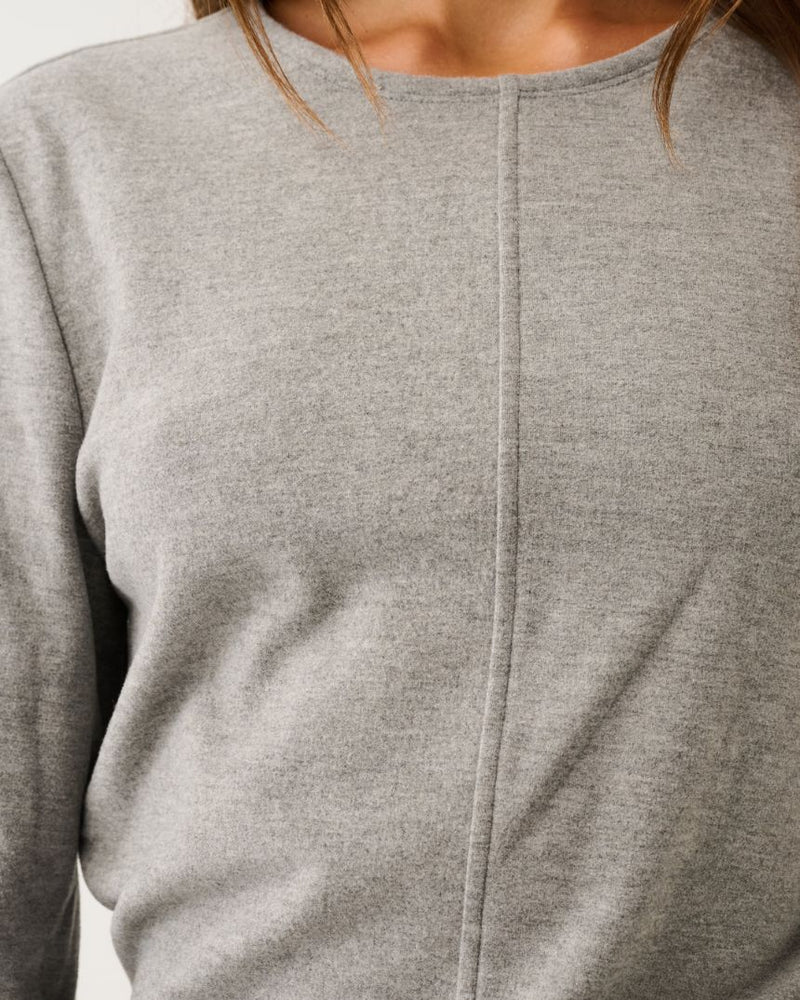 Cartel &amp; Willow Aspyn Top Grey Marle