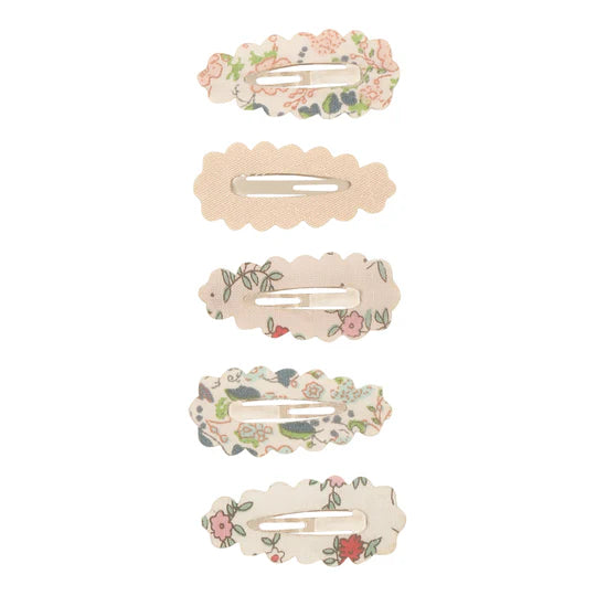 Scalloped Floral Clic Clacs Multi