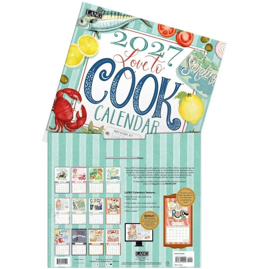 Love to Cook 2027 Lang Calendar