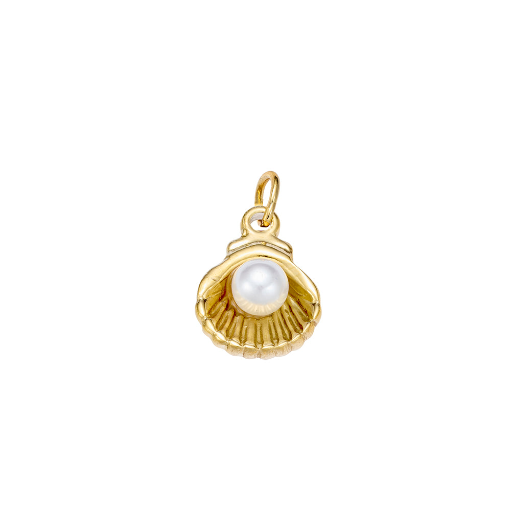 Seren stainless steel gold plated charm 39