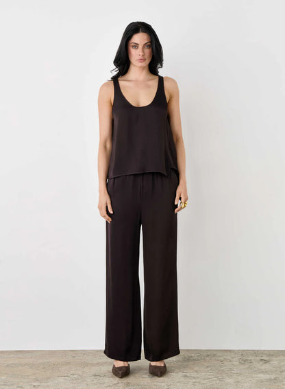 Esmaee Mercer Top Dark Chocolate