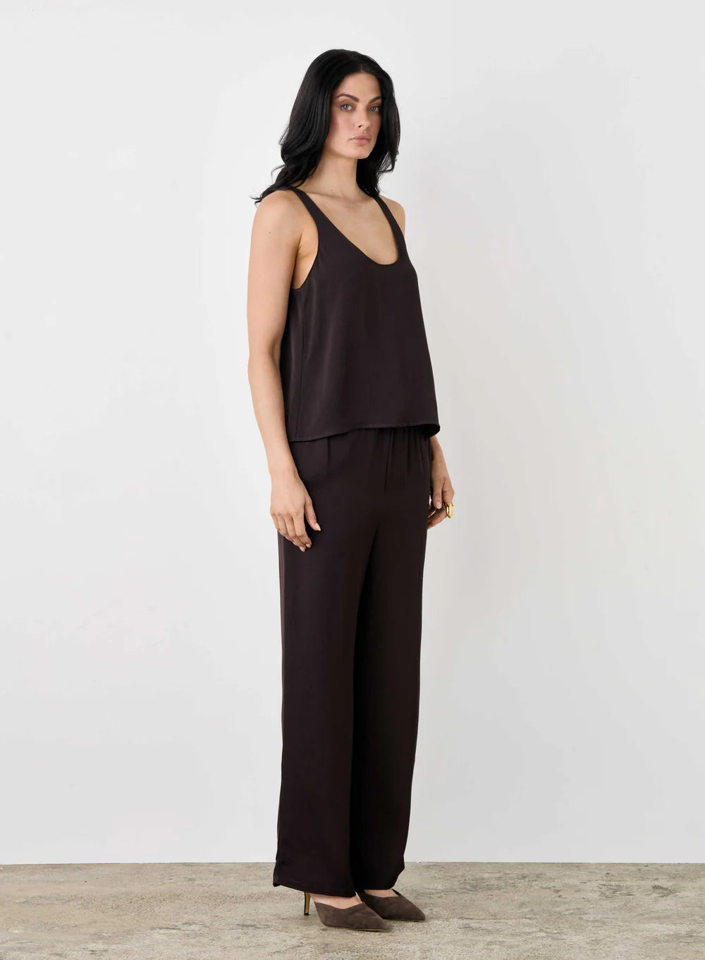 Esmaee Mercer Top Dark Chocolate