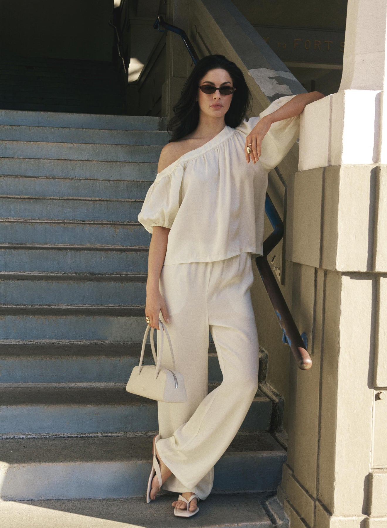 Esmaee Mercer Blouse Ivory