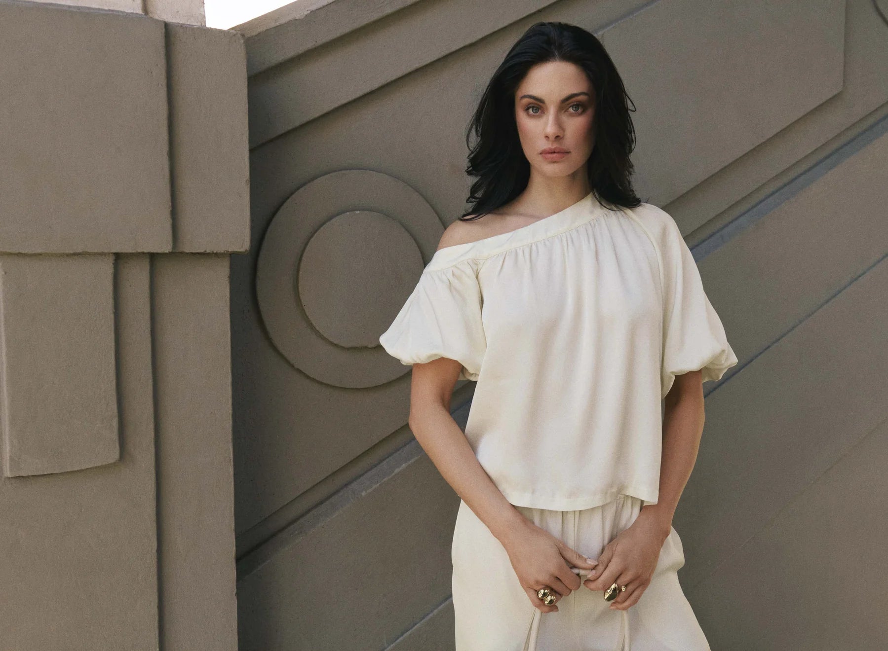 Esmaee Mercer Blouse Ivory