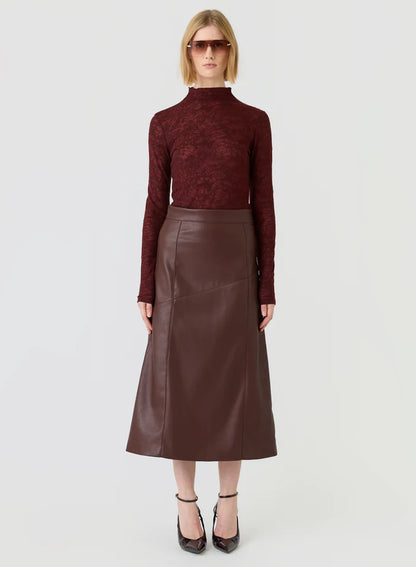 Esmaee Fallow Lace Top Mulberry