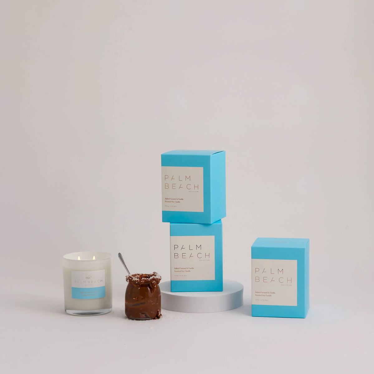 Palm Beach Salted Caramel Scented Candle 420gms